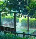 动漫里的下雨